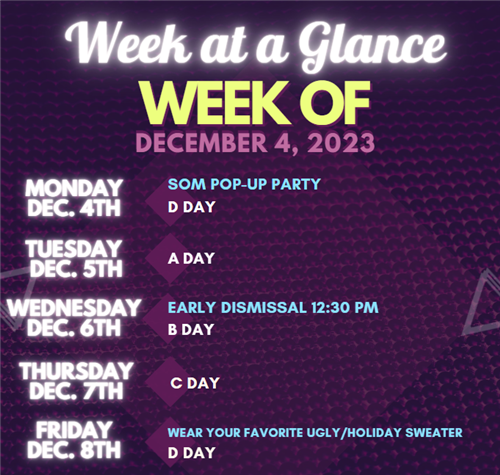 Week at a Glance